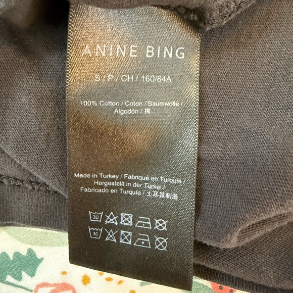 Anine bing Graphic T-Shirt with Leopard Design - Picture 3 of 3